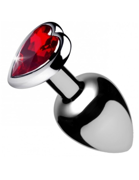 Plug bijou Heart Gem Rouge 8 x 4 cm Plug bijou Heart Gem Rouge 8 x 4 cm