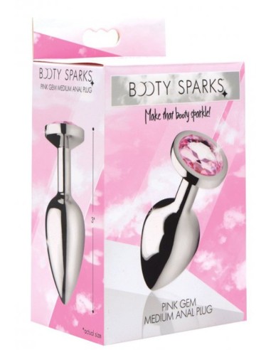 Plug bijou Gem Rose 7 x 3.4 cm