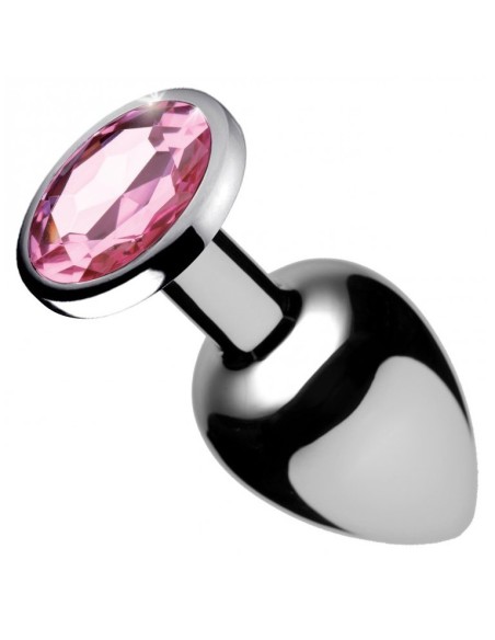 Plug bijou Gem Rose 8 x 4 cm Plug bijou Gem Rose 8 x 4 cm