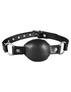 Baillon en cuir SIlence Gag Noir
