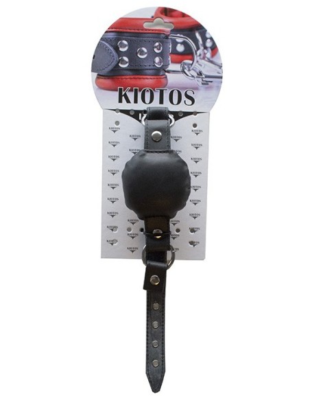 Baillon en cuir SIlence Gag Noir Baillon en cuir SIlence Gag Noir