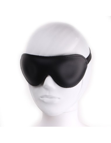 Masque en cuir Deluxe noir