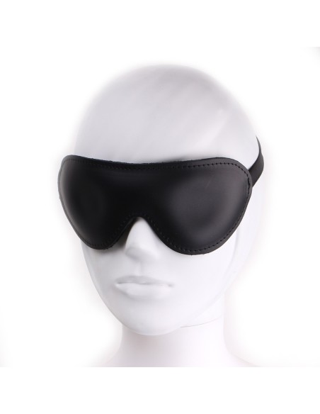 Masque en cuir Deluxe noir