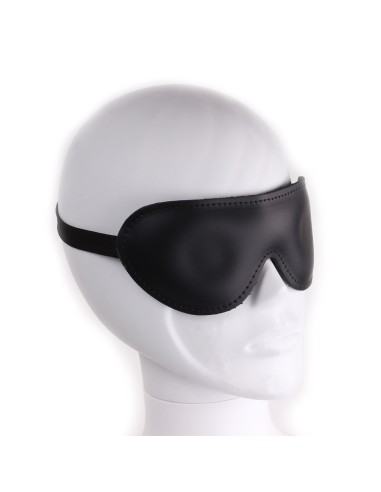 Masque en cuir Deluxe noir