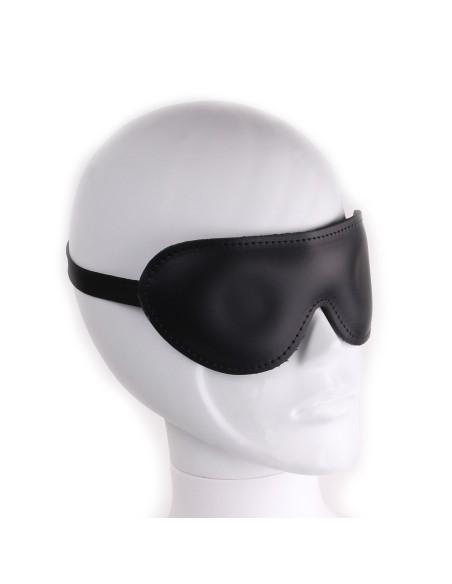 Masque en cuir Deluxe noir