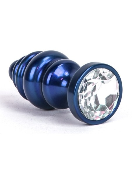 Bijou anal Alloy 6.5 x 3 cm Bleu Bijou anal Alloy 6.5 x 3 cm Bleu