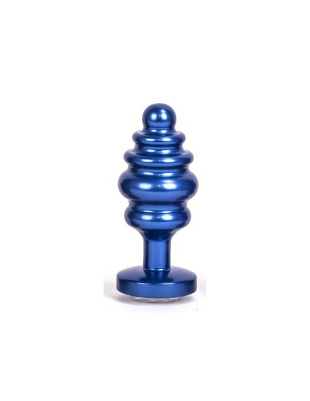 Bijou anal Alloy 6.5 x 3 cm Bleu Bijou anal Alloy 6.5 x 3 cm Bleu