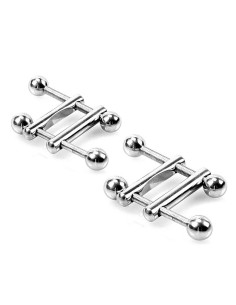 Pinces pour tétons Square End Ball x2