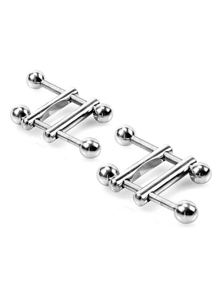 Pinces pour tétons Square End Ball x2 Pinces pour tétons Square End Ball x2