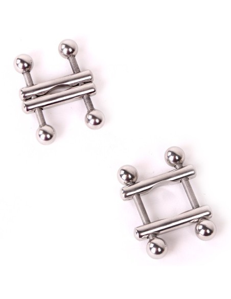 Pinces pour tétons Square End Ball x2 Pinces pour tétons Square End Ball x2