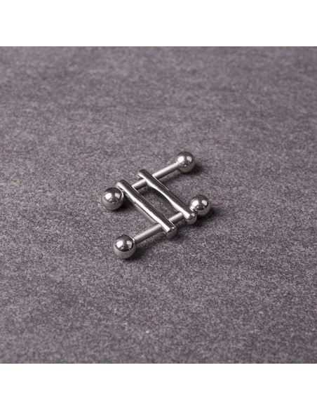 Pinces pour tétons Square End Ball x2 Pinces pour tétons Square End Ball x2