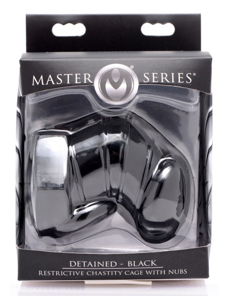 Cage de chasteté Detained 7cm Noire