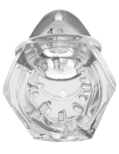 Cage de chasteté souple Detained 7cm Transparente - Cages de Chasteté - 4