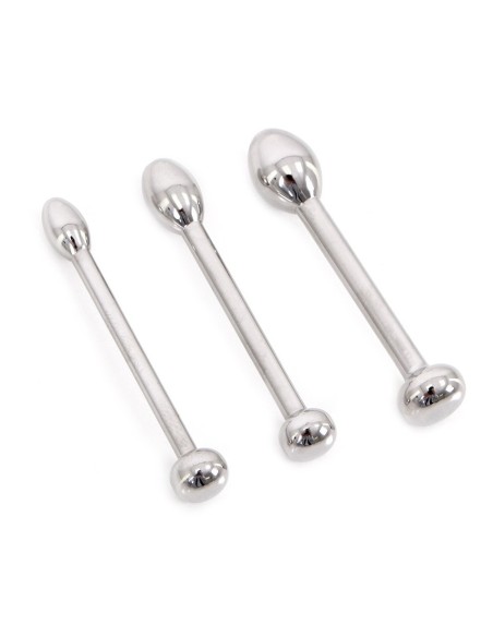 Kit de 3 plugs pour urètre 4.5cm | 6 à 10mm Kit de 3 plugs pour urètre 4.5cm | 6 à 10mm