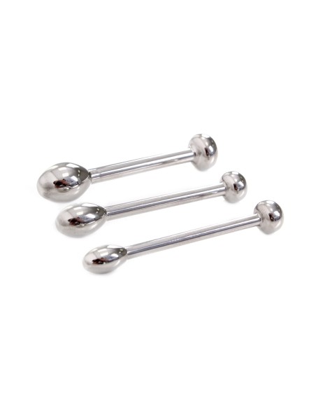 Kit de 3 plugs pour urètre 4.5cm | 6 à 10mm Kit de 3 plugs pour urètre 4.5cm | 6 à 10mm