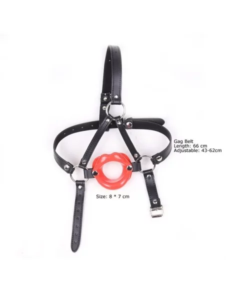 Baillon SM Lips et Harnais