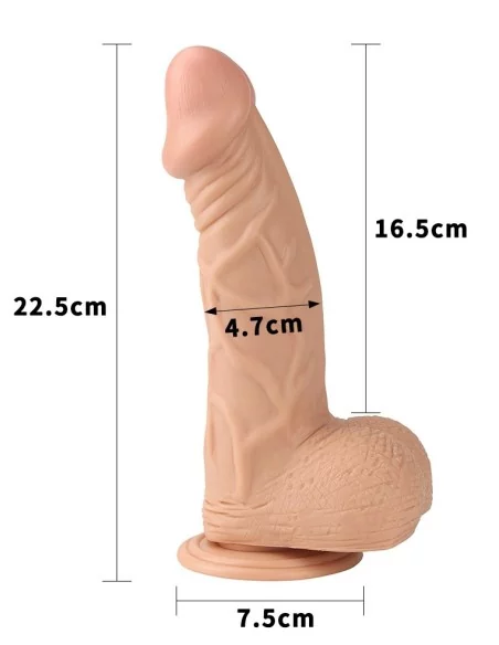 Gode réaliste Fabian 18 x 4.5 cm Chair Gode réaliste Fabian 18 x 4.5 cm Chair