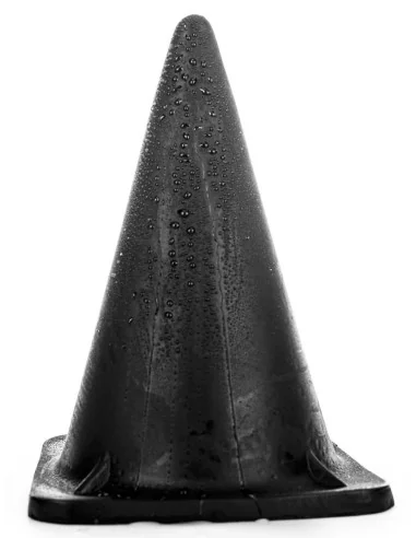 Plug AB35 Big Cone All Black 28 x 18cm - Gros Plug - 4