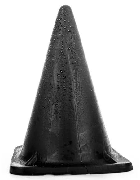 Plug AB35 Big Cone All Black 28 x 18cm - Gros Plug - 4