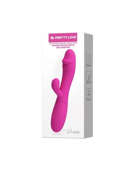 Vibromasseur Rabbit Snappy 9.5 x 3.2cm Rose
