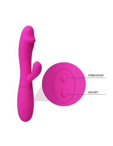 Vibromasseur Rabbit Snappy 9.5 x 3.2cm Rose