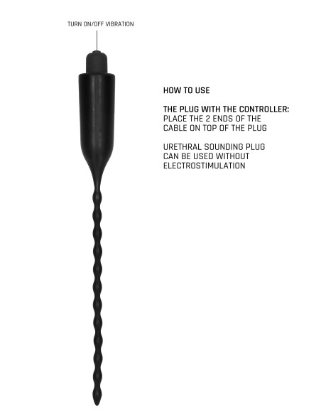 Tige d'urètre Électro Silicone 18cm - Diamètre 8mm Tige d'urètre Électro Silicone 18cm - Diamètre 8mm
