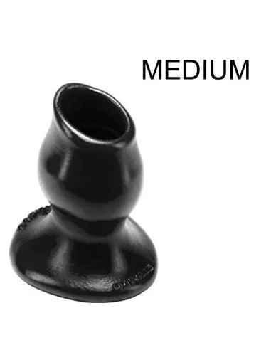 Plug Tunnel Pig-Hole noir Medium - 8 x 5.5 cm
