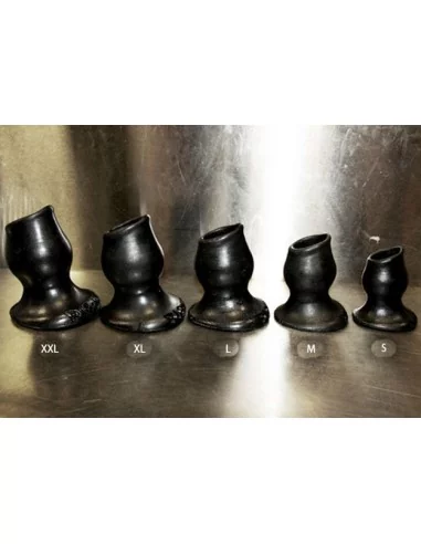 Plug Tunnel Pig-Hole noir Medium - 8 x 5.5 cm