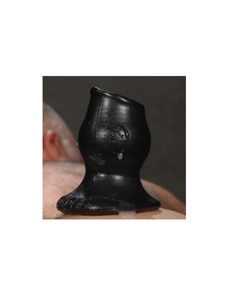 Plug Tunnel Pig-Hole noir Medium - 8 x 5.5 cm