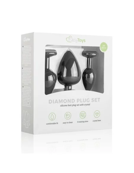 Pack de 3 plugs Bijou