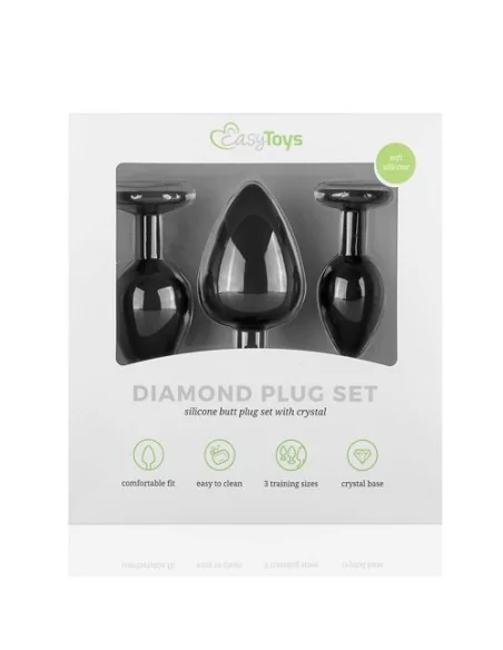 Pack de 3 plugs Bijou