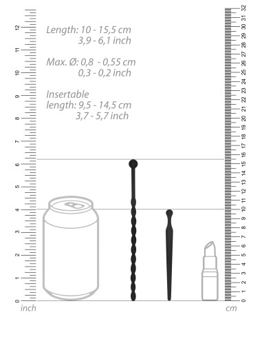 Kit Plugs d'urètre Beginners 2 Pièces