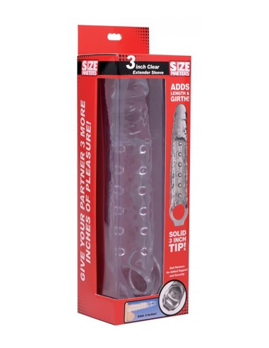 Etui pénien Extender 22 x 5.6cm Transparent
