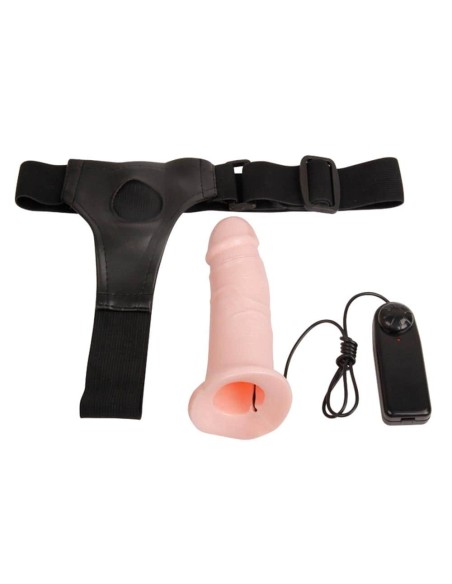 Gode ceinture vibrant Strap-On Hollow 17 x 4.5 cm Gode ceinture vibrant Strap-On Hollow 17 x 4.5 cm