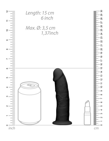 Gode silicone Realrock 14.5 x 3.7 cm Gode silicone Realrock 14.5 x 3.7 cm