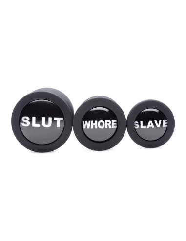 Kit de 3 plugs Dirty Words