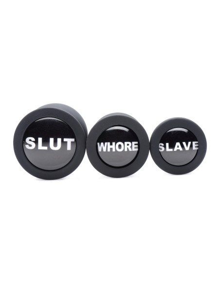 Kit de 3 plugs Dirty Words