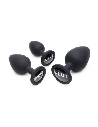 Kit de 3 plugs Dirty Words