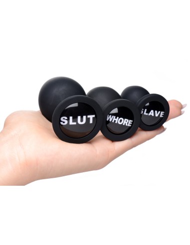 Kit de 3 plugs Dirty Words