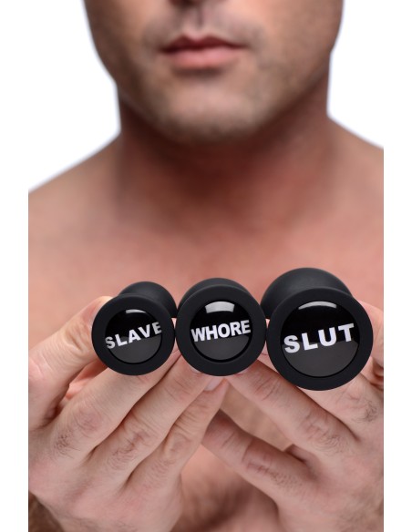 Kit de 3 plugs Dirty Words