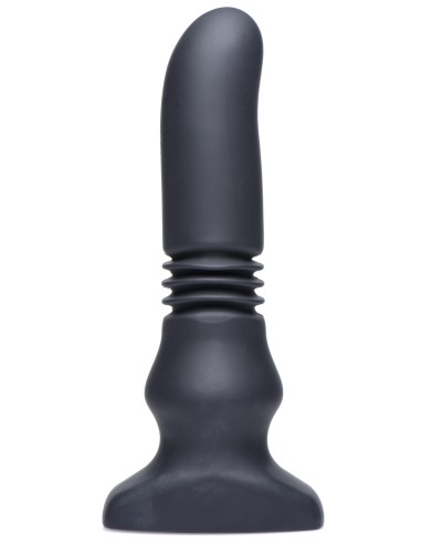 Plug vibrant avec action de poussée 15 x 3.5 cm