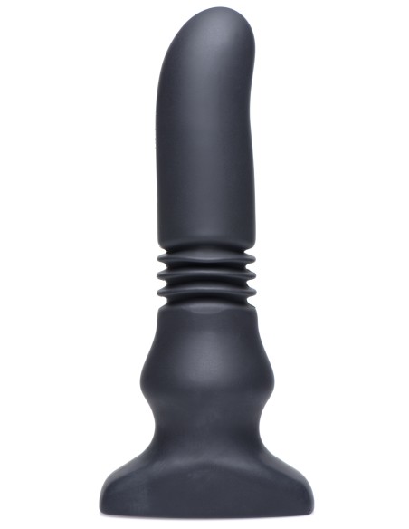 Plug vibrant avec action de poussée 15 x 3.5 cm Plug vibrant avec action de poussée 15 x 3.5 cm