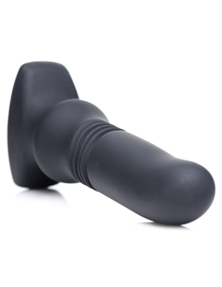 Plug vibrant avec action de poussée 15 x 3.5 cm Plug vibrant avec action de poussée 15 x 3.5 cm