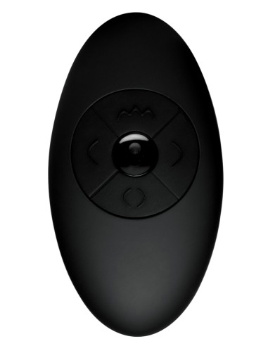 Plug vibrant avec action de poussée 15 x 3.5 cm