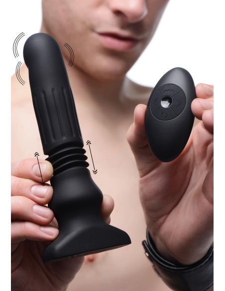 Plug gonflable et vibrant Thunderplugs 17 x 4.5 cm