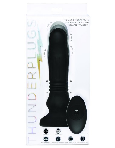 Plug gonflable et vibrant Thunderplugs 17 x 4.5 cm