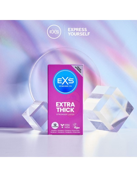 Préservatifs épais Extra Thick 53mm x12