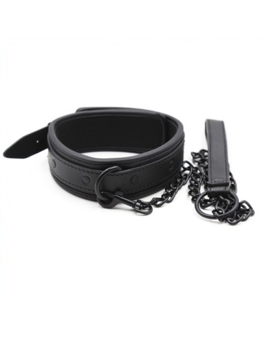 Collier + Laisse Noir