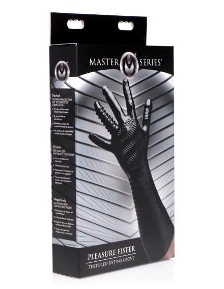 Gant Long Texturé Pleasure Fister Noir Gant Long Texturé Pleasure Fister Noir