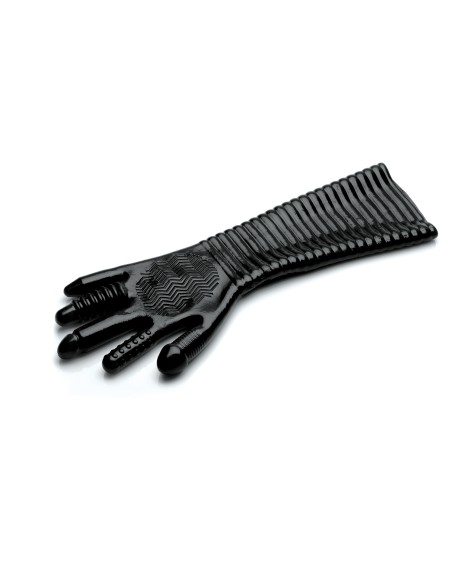 Gant Long Texturé Pleasure Fister Noir Gant Long Texturé Pleasure Fister Noir